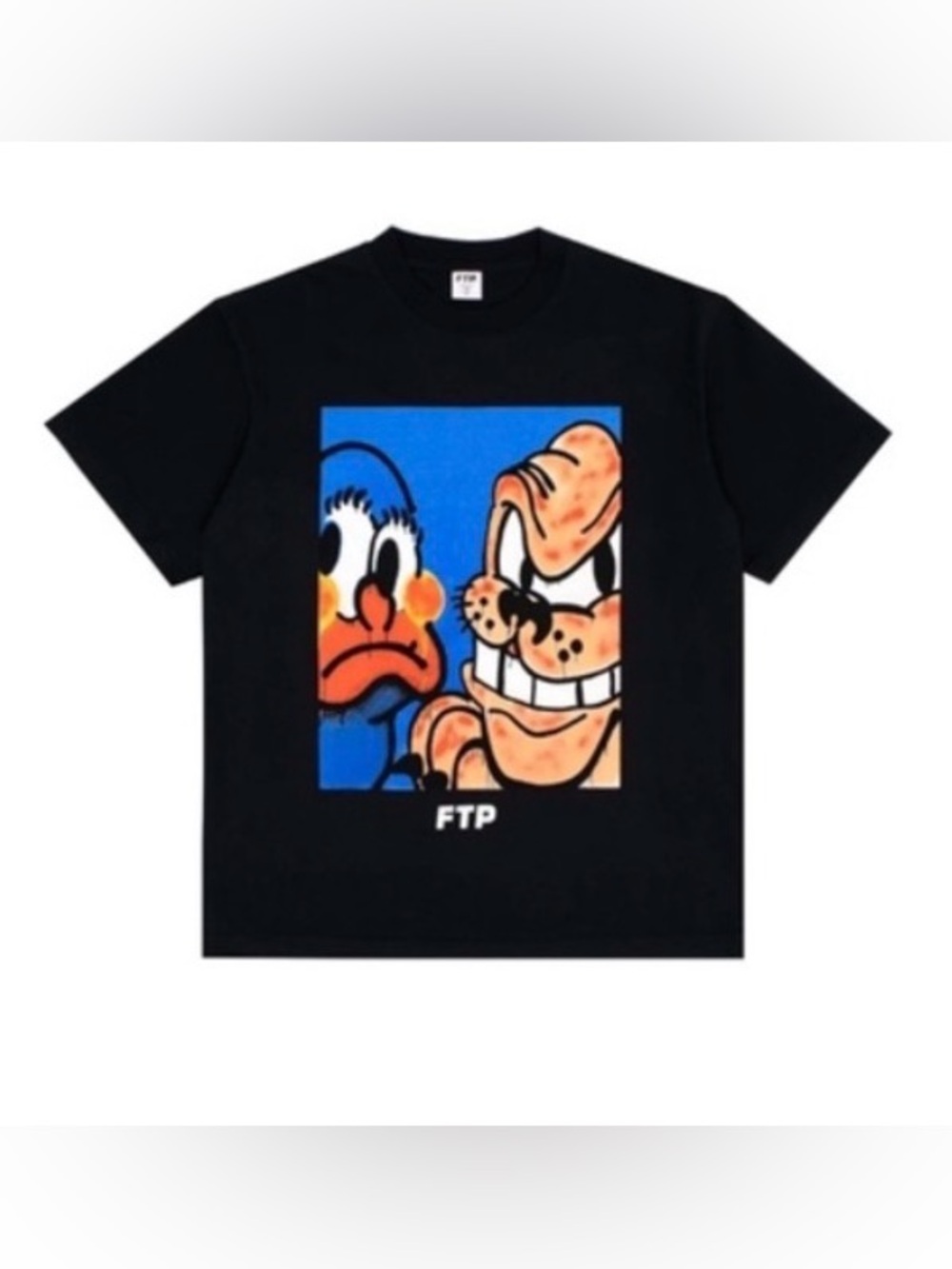 FTP + Slawn Dog Tee in Black XX-LARGE